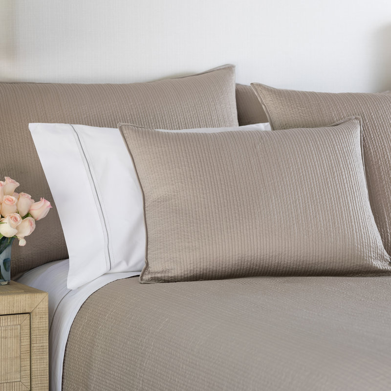 Retro Sham Set, Taupe