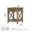 Table de chevet 1 tiroir Huckins-1258487677
