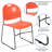 Gaea 880 lb. Capacity Ultra-Compact Stack Chair with Metal Frame-31020491-88916485
