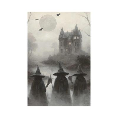 Moon Bay Mansion 1 Piece Wall Art on Canvas