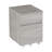 Rolling Two Drawer Vertical Filing Cabinet With Lock And Storage
