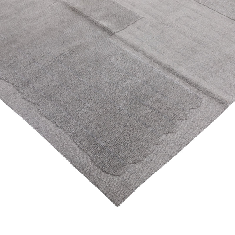 Grey Stelle Contemporary Tibetan Wool Rug - 9' x 12'