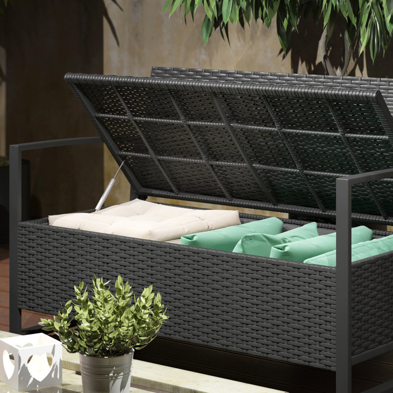 Kahutia 117 cm W Loveseat with Cushions