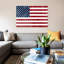 Usa "Grungy" Flag by ICanvas - Print on Canvas-89231613-42155924