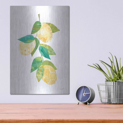 Art mural luxueux «Summer Lemons II» par Courtney Prahl