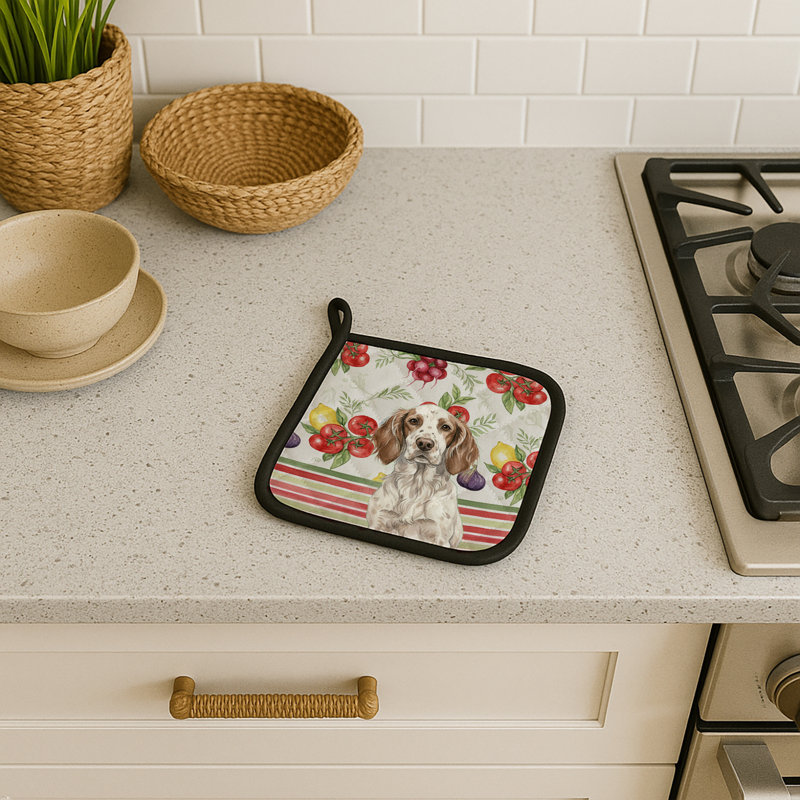 Paire de porte-casseroles en cuir, Blanc