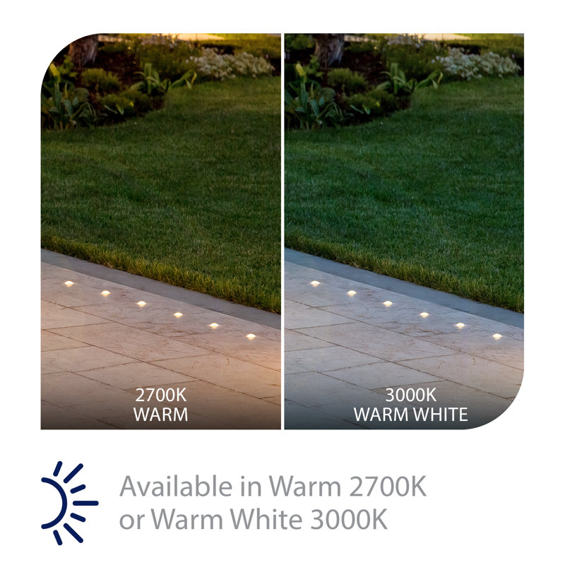 Sleek Stainless Steel LED Bi-Directional Outdoor Indicator Light