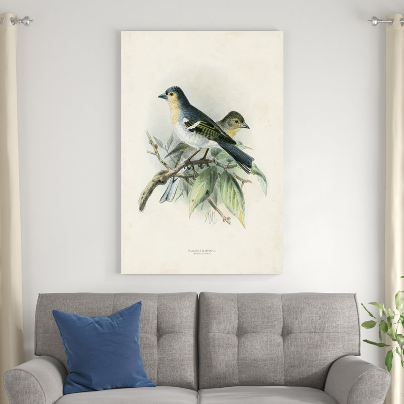 Oiseaux antiques II, H 48 po x l 32 po x P 1,25 po