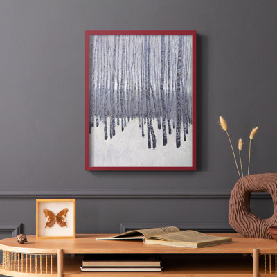 Bare Trees in Winter I Framed Print - Solid Wood