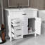 Meuble-lavabo gracieux de 36 pouces avec lavabo et tiroirs dans l'armoire-491378371