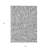 3' X 5' Gray And Light Gray Floral Washable Indoor Outdoor Area Rug