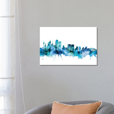 Sydney, Australia Skyline by Michael Tompsett - Wrapped Canvas Gallery-Wrapped Canvas Giclée
