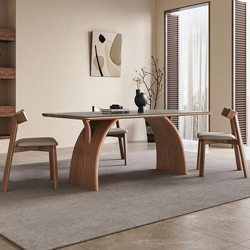 Minimalist table and chair combination, 29.52"H x 70.86"L x 35.43"W