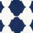 Rodgers Hand Woven Flat Weave Banana Silk/Wool/Cotton Geometric Rug in Ivory/Navy-69076074