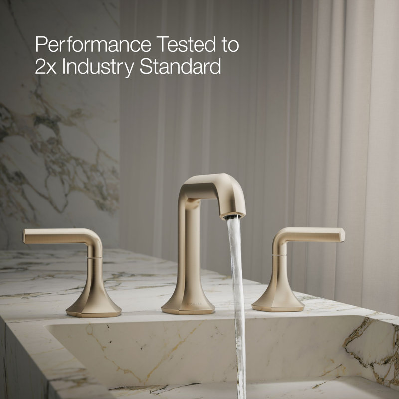 Occasion Sink with Straight Design Single Hole Bathroom Faucet with Drain Assembly, Vibrant Brushed Bronze, 4.5 LPM