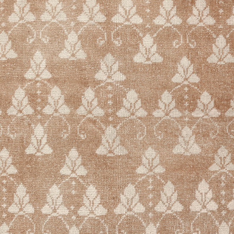 Brown Vintage Traditional Wool Rug - 3'8" x 5'5"