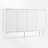 Minimalist Shoe Cabinet with Fluted Doors and Adjustable Shelves-951461332