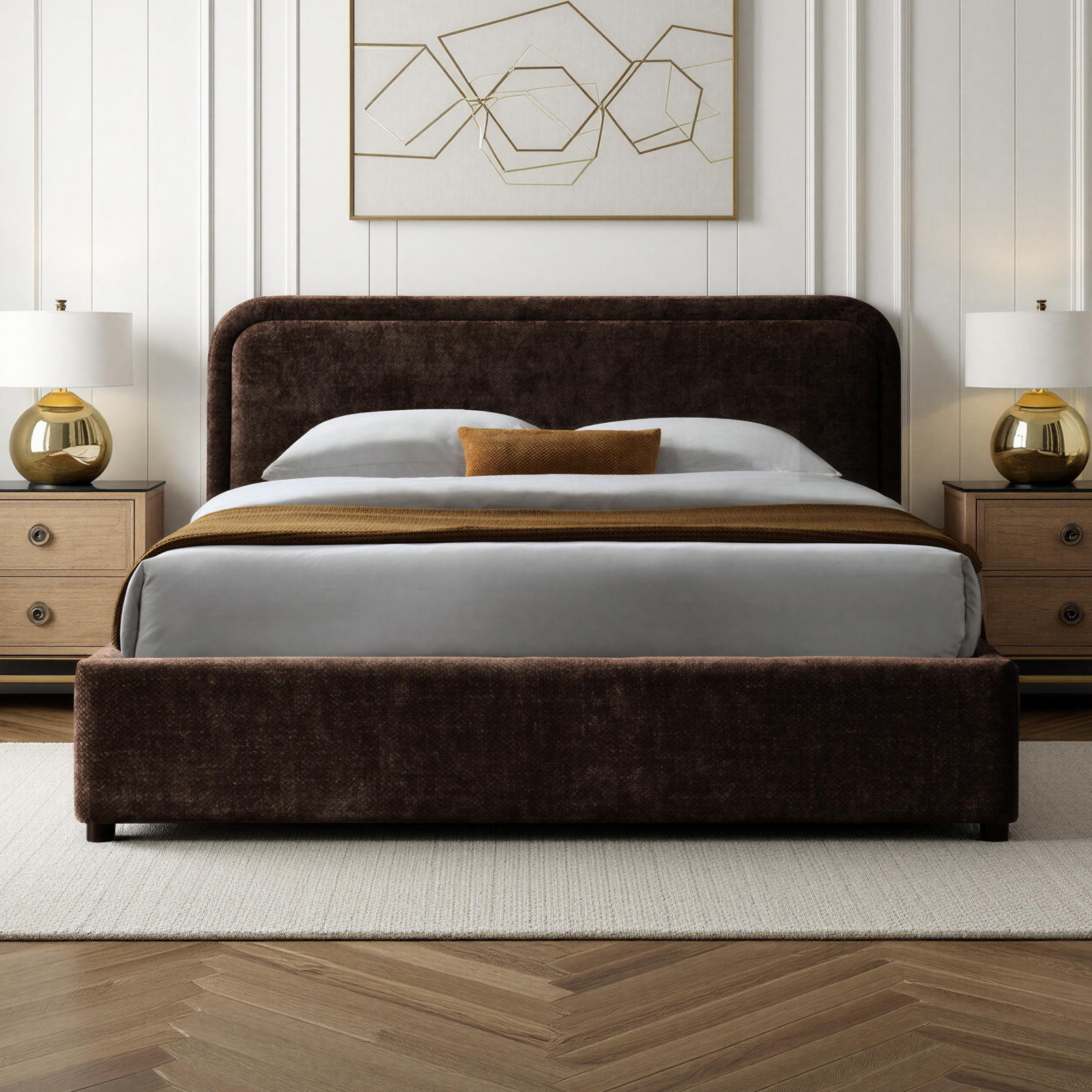 Baneza Platform Bed, Queen, Brown