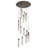 Cilindro 18 - Light Timeless Bronze Cluster Pendant