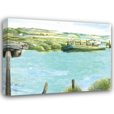 Breakwater Bay Gorham, Gregory Gallery Wrapped Canvas Art Titled: Wellfleet Salt Marsh