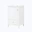 Meuble-lavabo de salle de bain avec lavabo en céramique