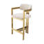 Donato Upholstered Bar Stool with Metal Frame-72767080