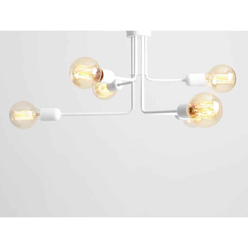 Ballywillin Semi Flush Mount, White