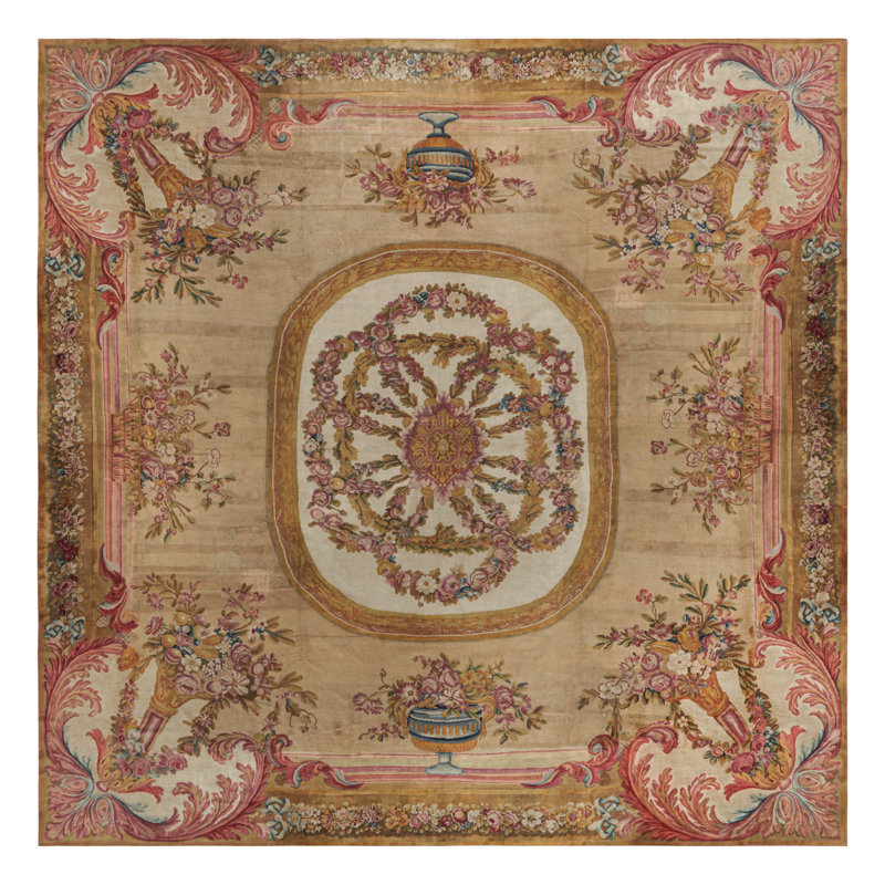 One-of-a-Kind 18’10x19’5 Hand Knotted Area Rug