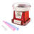 Nostalgia Retro Hard and Sugar Free Candy Countertop Original Cotton Candy Maker, Includes 2 Reusable Cones and Sugar Scoop-54381166
