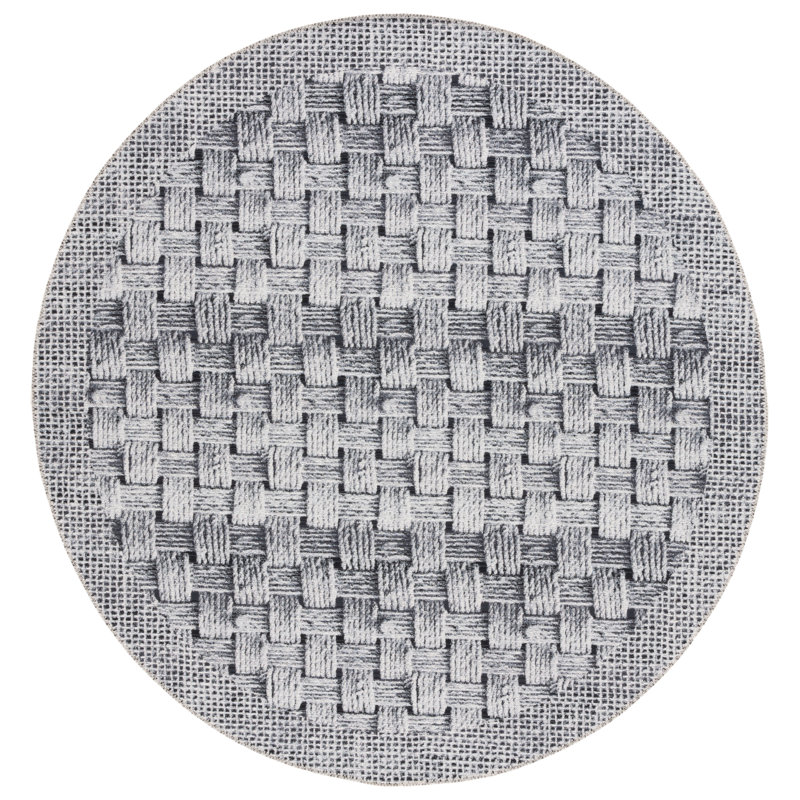 Addisyn 500 Performance Indoor/Outdoor Area Rug, Round 6'6"
