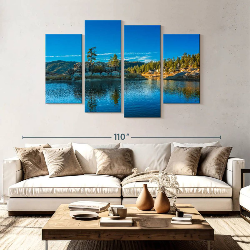 Alvord Big Bear, lac Boulder Bay, H 54 po x l 84 po