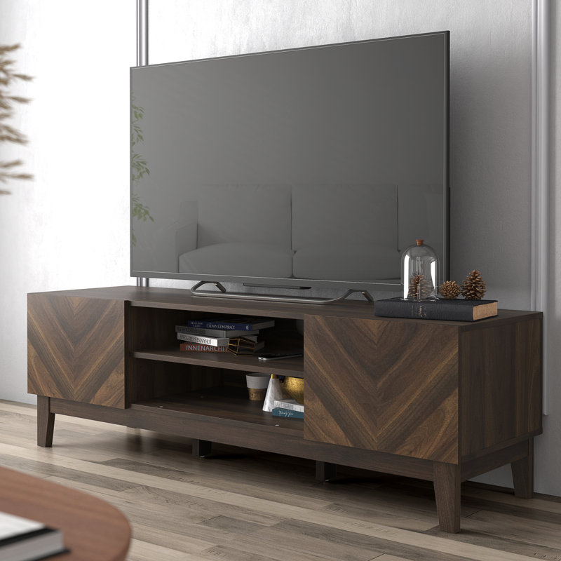 Cartwright Hanwell TV Stand for TVs up to 65", Royal Walnut