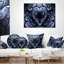 Coussin abstrait abstrait et mystique-30616584-30616588