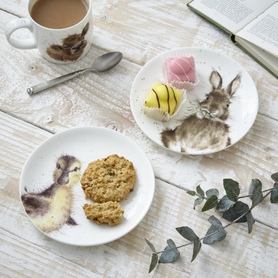 Classic Wrendale Designs  - Coupe Plates (Bunny & Duckling)