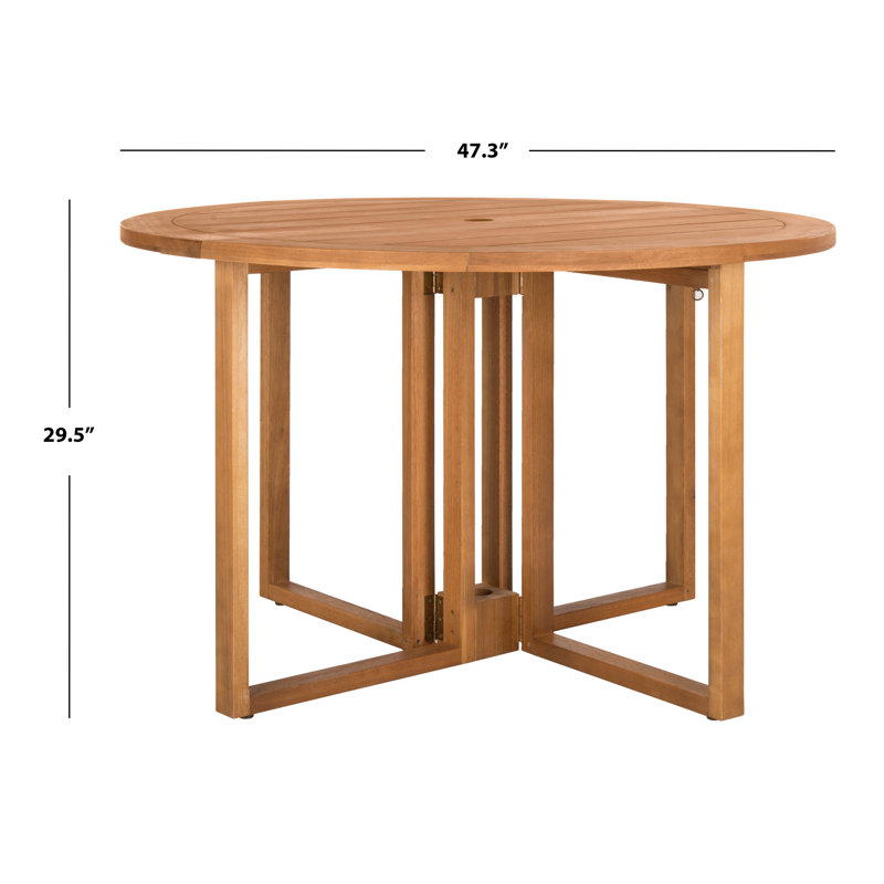Keat 47.3'' Fliptop Outdoor Dining Table