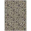 Tapis d'intérieur lavable floral beige et chocolat 9 pi x 12 pi brun