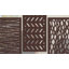 48'' H x 24'' W Brown Composite Fence Panels