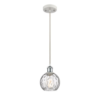 Roxane 1-Light Dimmable Steel Single Pendant