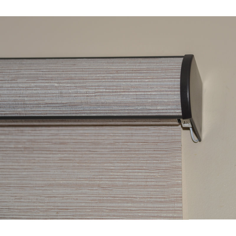 Store à enroulement semi-transparent tissé, Sebkha, l 39 po x L 48 po, Sans fil