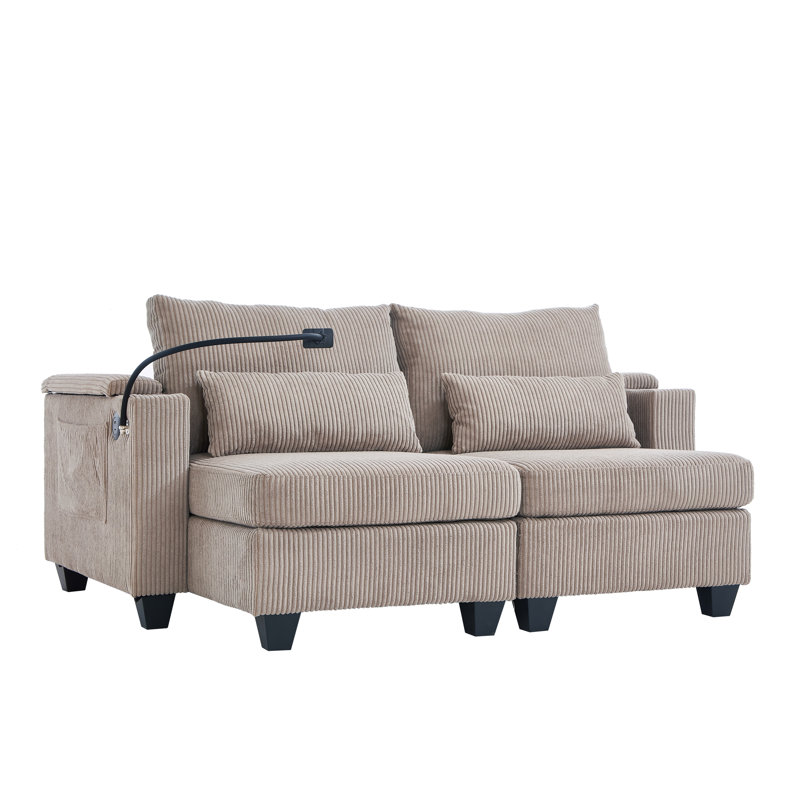 Méridienne convertible, Brun