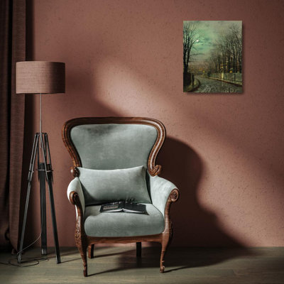 "The Tryst" by  John Atkinson Grimshaw - Gallery Wrap Canvas Wall Art