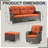 Anahit Wicker 7 - Person Patio Conversation Set with Cushions-1873951395