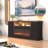 Hemkeus 70" W Fireplace TV Stand with LED Light