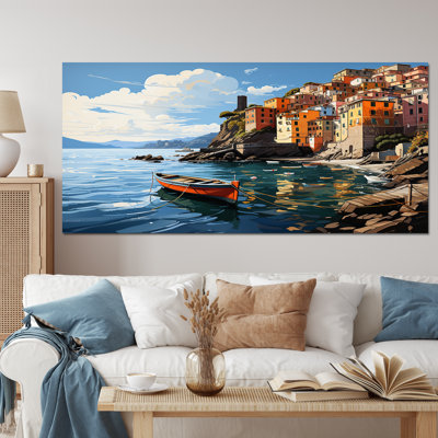 «Beige Italy Cinque Terre I» sur toile