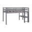 Lit mezzanine standard en bois massif avec tablettes Gjermund par Harriet Bee