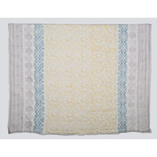 Cotton Geometric Shapes Quilt
