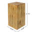 Table de bout en bois d'aspect bois, hauteur 26,98 po, agencement de couleurs naturelles, fonctionnelle pour les décors intérieurs et extérieurs aspect bois, hauteur, finition, utilisation-2031753984-2031753989