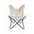 Fauteuil papillon blanc