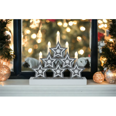 Bivens Wood Tabletop Candelabra