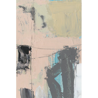 Pink-a-Boo I by Jennifer Goldberger - Painting on Canvas